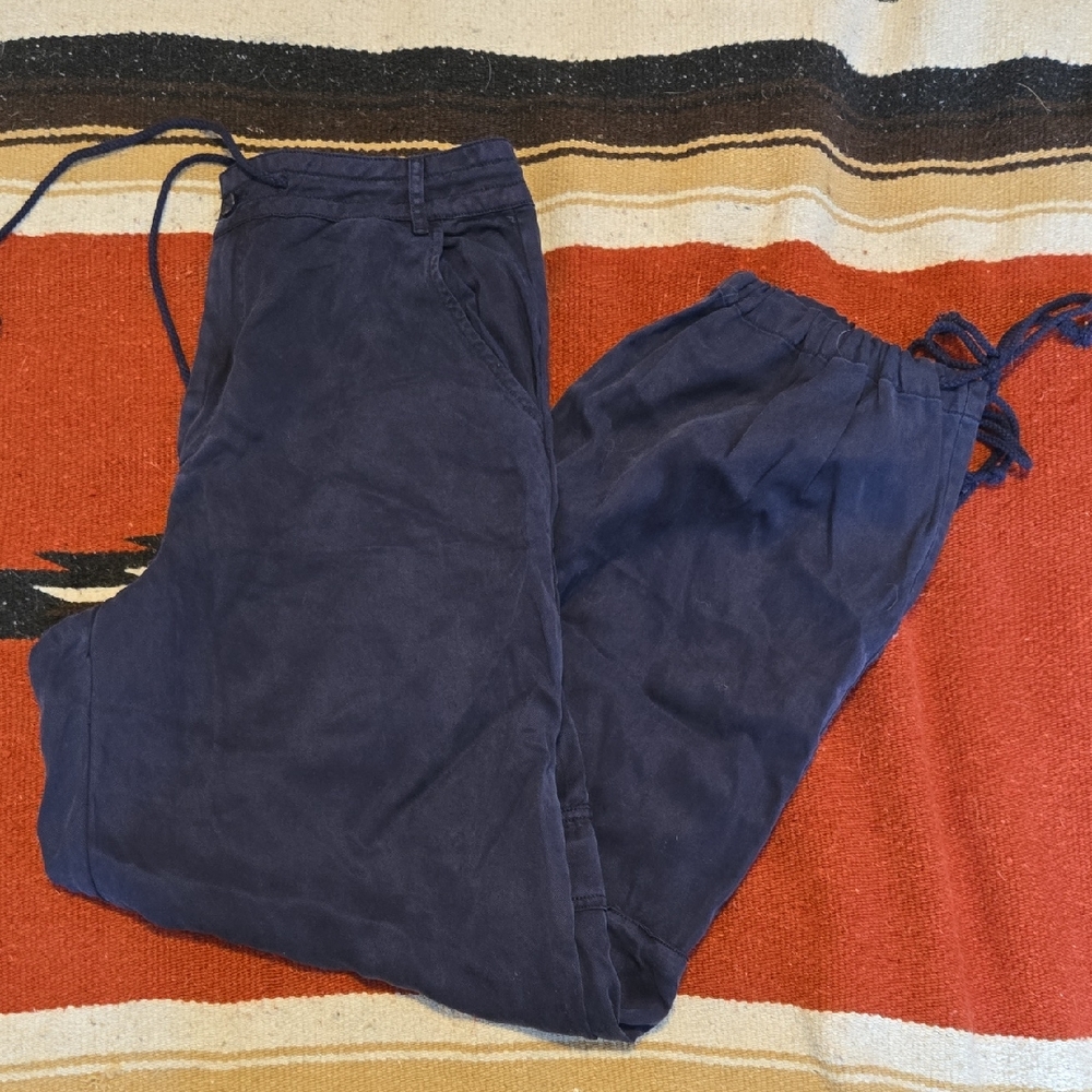 Young Fablous & Broke Casual Navy Drawstring Joggers